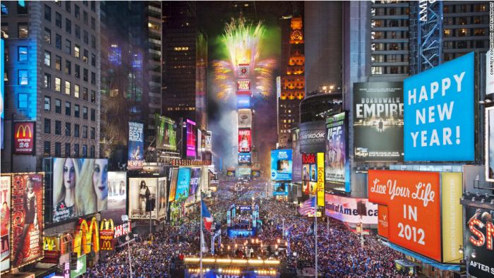2More than one million people will head to Times Square for New York's legendary fun-filled celebrations on December 31. This year's live entertainment will come from the likes of Taylor Swift, Psy and the Neon Trees.