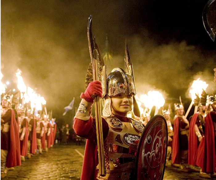 6Edinburgh's annual New Year's Eve (Hogmanay) festivities are cast aglow with a torchlight procession involving more than 25,000 locals. The parade is led by Shetland's Up Helly Aa vikings (pictured).