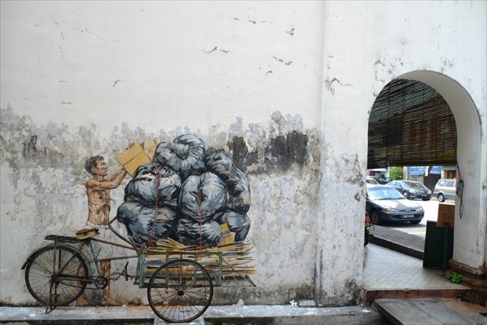 逛怡保老街,新发现 Ipoh, Perak 三奶巷遇见恩纳斯的壁画