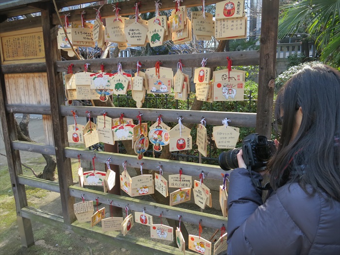 大阪精选 · 难波神社 信众的祈愿小板。