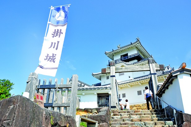 挂川城の天守阁。