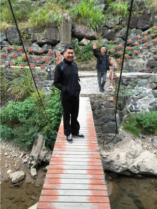 李桑在这里走路，真正的运动！