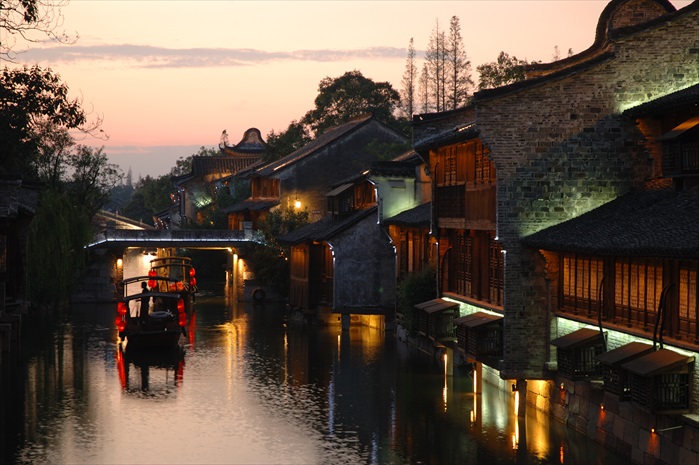 年终旅游热点 · 魅力上海江南游 乌镇 夕阳