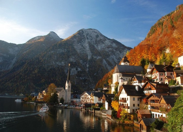hallstatt autumn