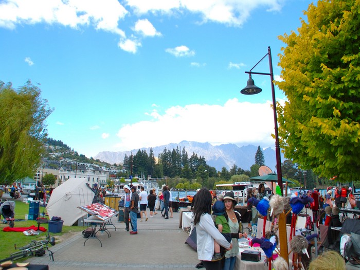 纽西兰Queenstown(下) Queenstown市集。