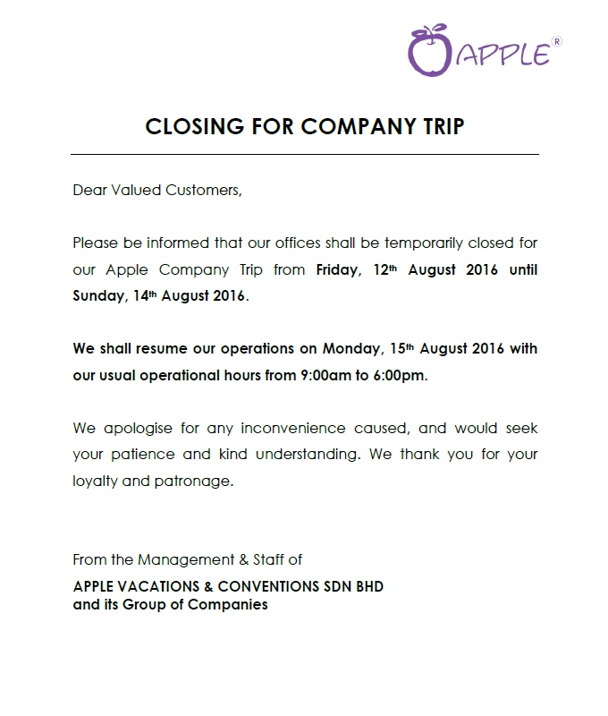 APPLE CLOSE