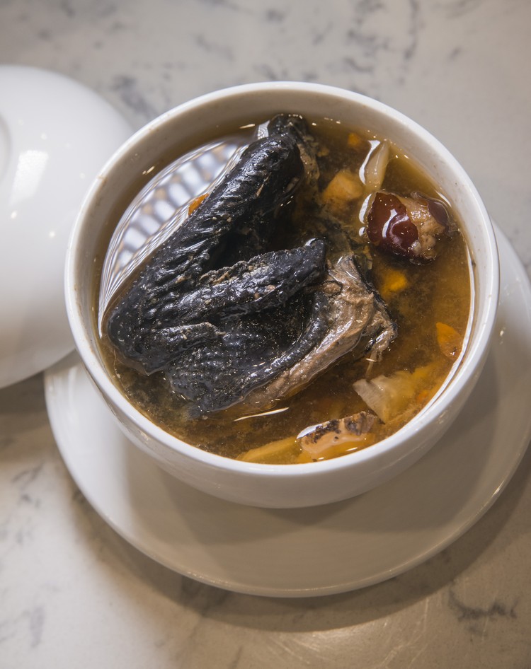 Double Boiled Black Chicken Soup