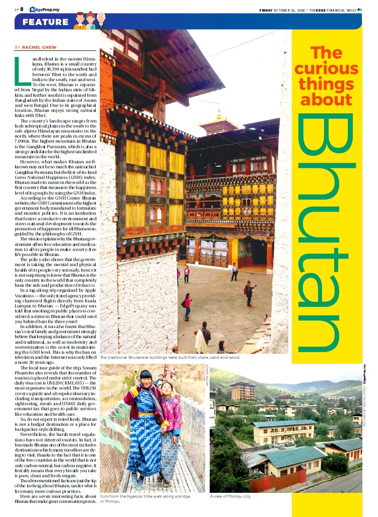 The curious things about Bhutan