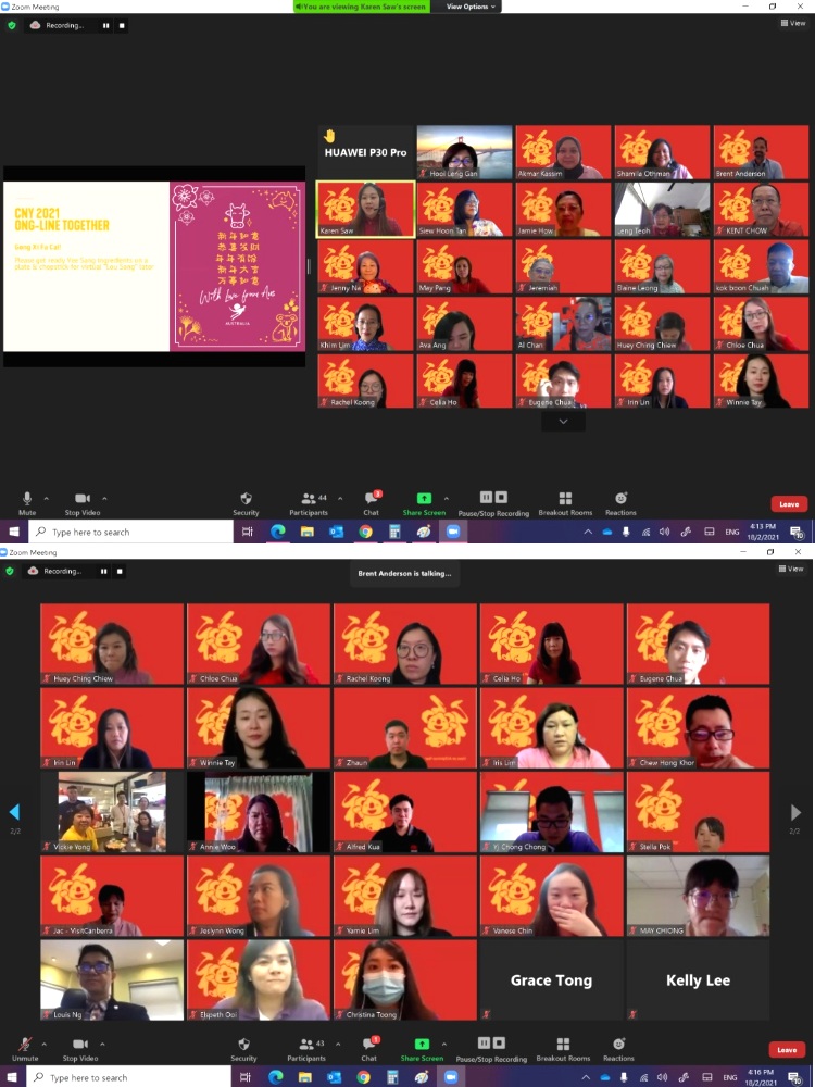 Tourism Australia and Partners ‘Ong-line’ Virtual Gathering! Zoom